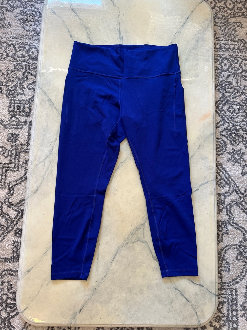 Lululemon WunderTrain Royal Blue leggings with pockets (3/$50)